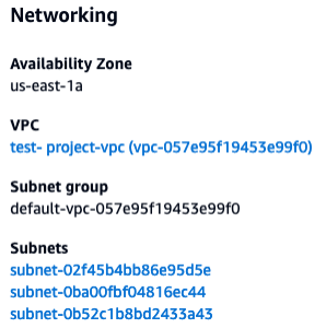 Add the private subnet to the RDS subnet group