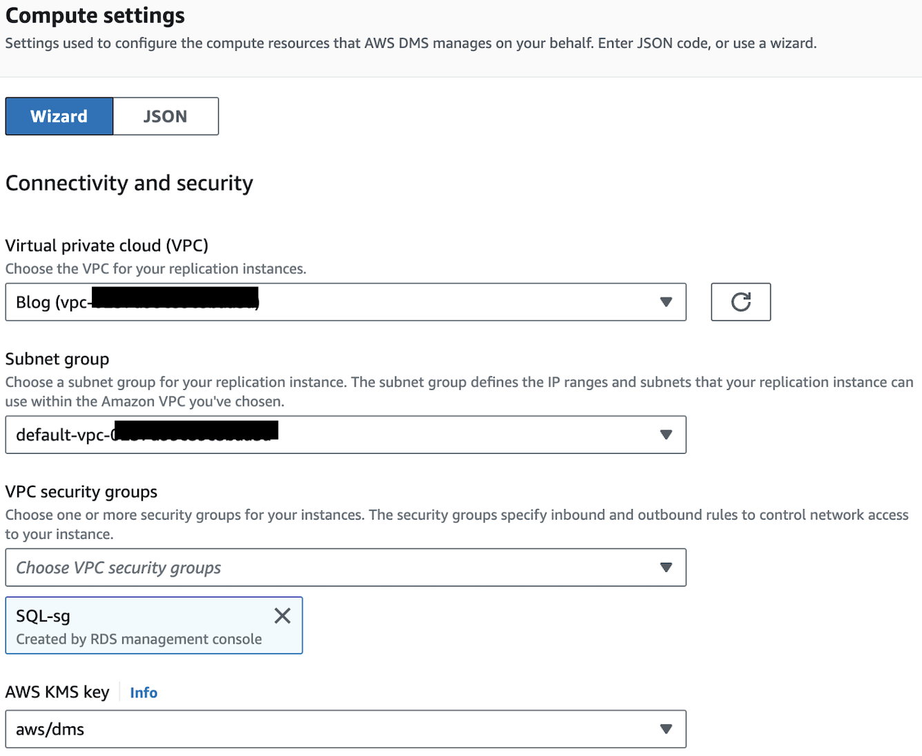 DMS Security Configuration