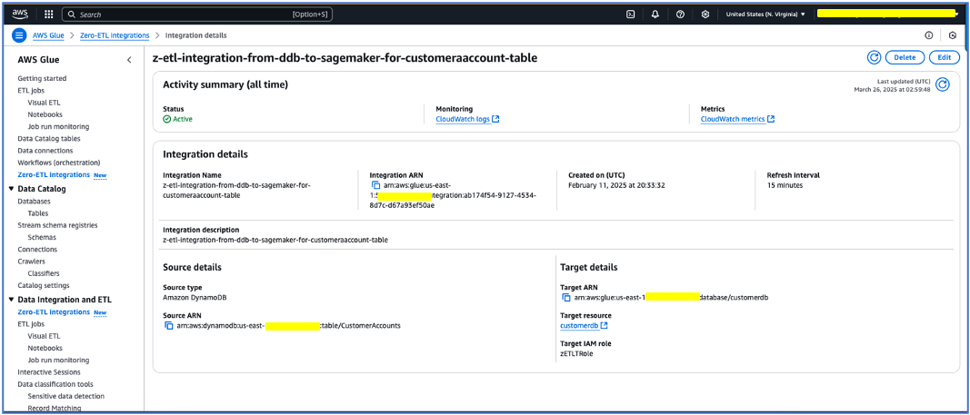 zETL Integration creation step-7