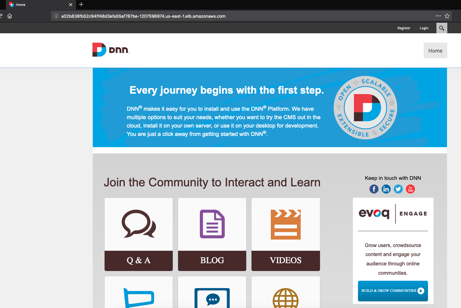 ASP.NET app screenshot