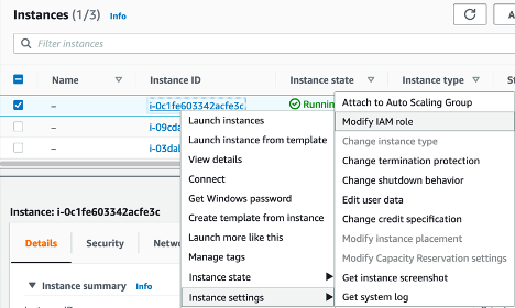 <alt_text: Attach role to instance>