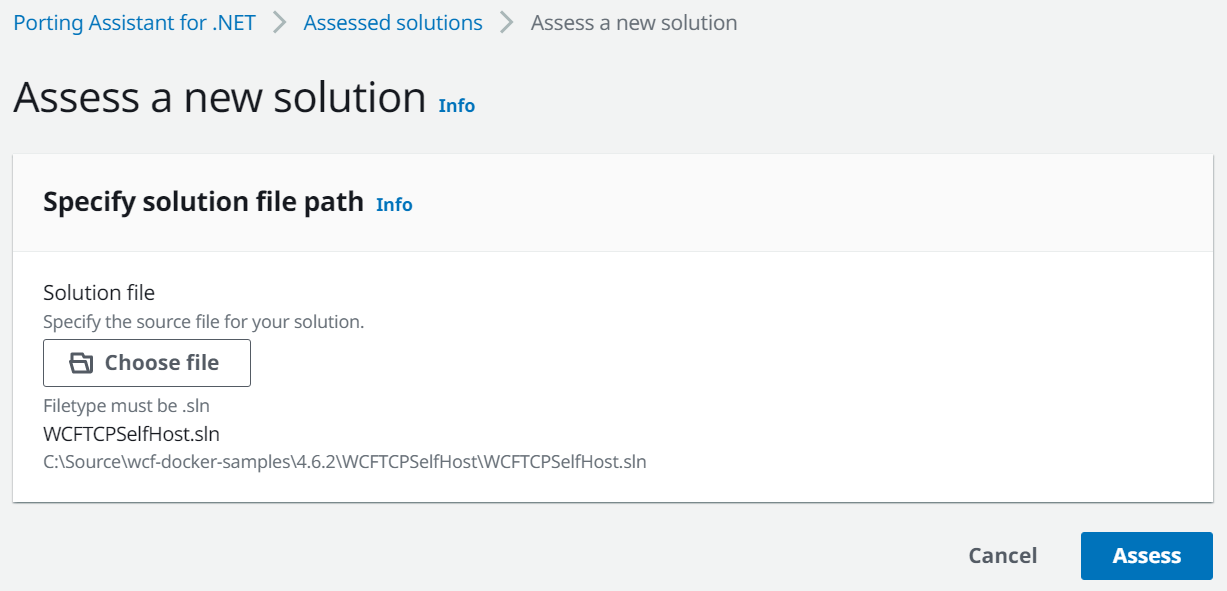 Source Path for Assessment
