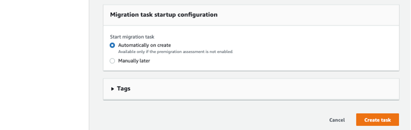 DMS source destination table mappings