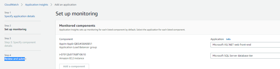 Figure 5 Step 2 Setup Monitoring