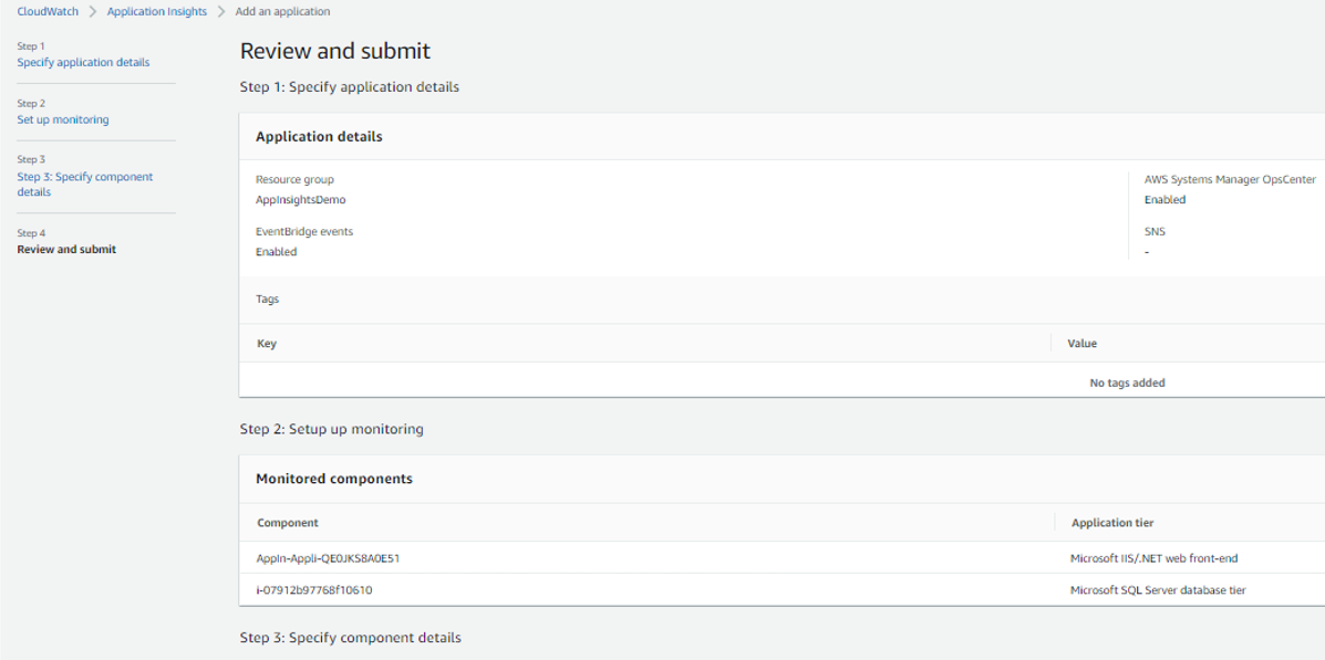 Figure 7 Review snd Submit