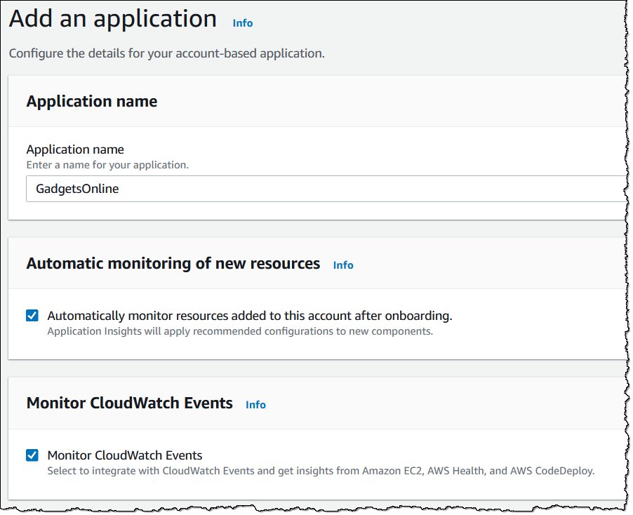 Figure 5 : Add an application&nbsp;