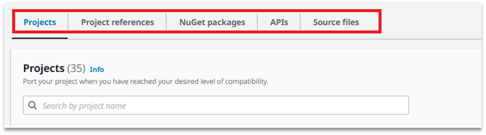 Various assessment views