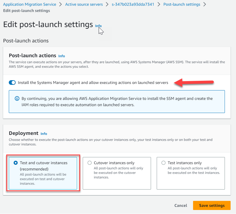A view of the Edit page settings, and options.
