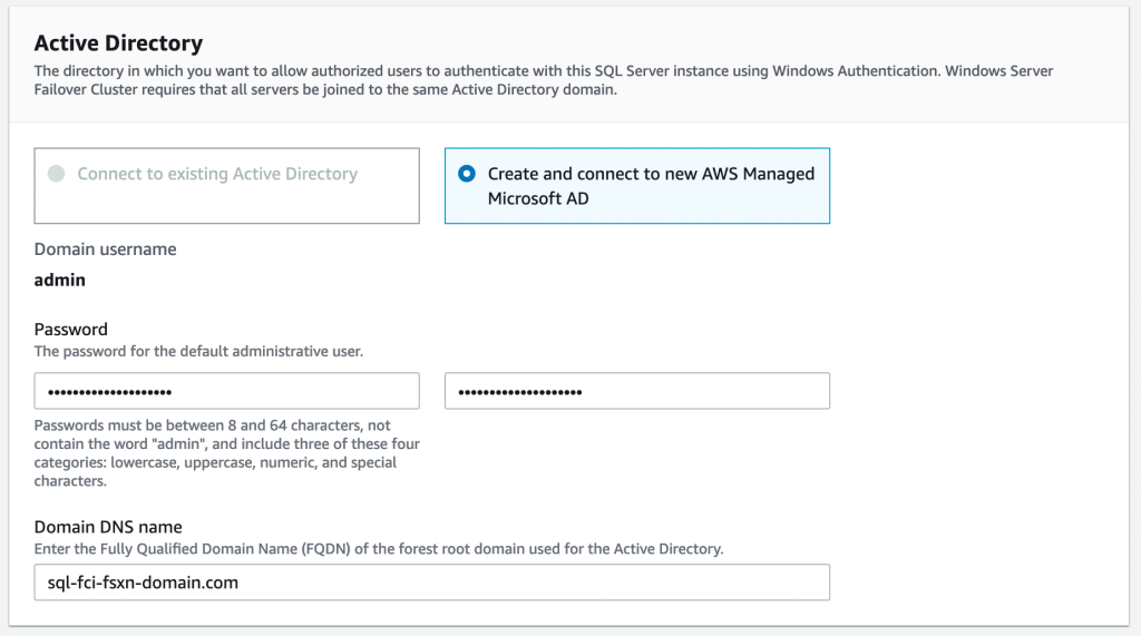 Figure 8 Active Directory settings