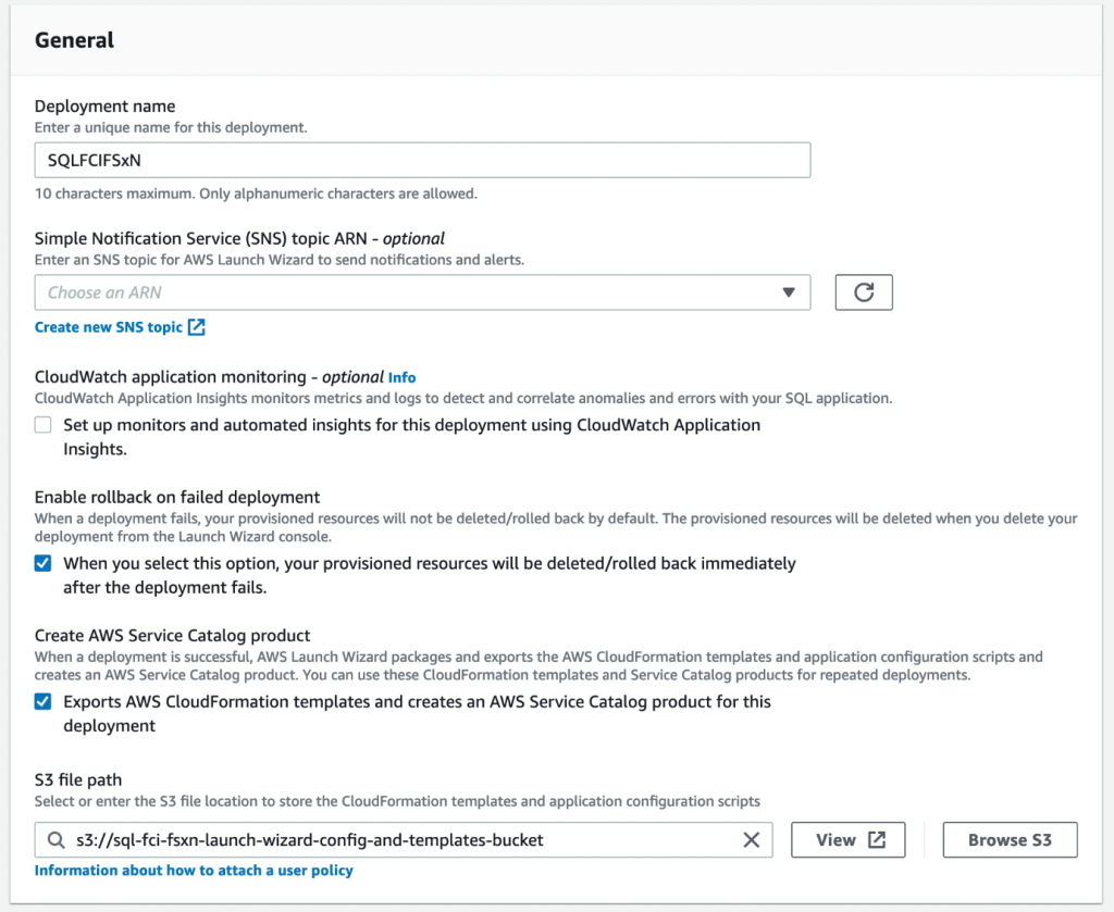 Figure 6 General settings