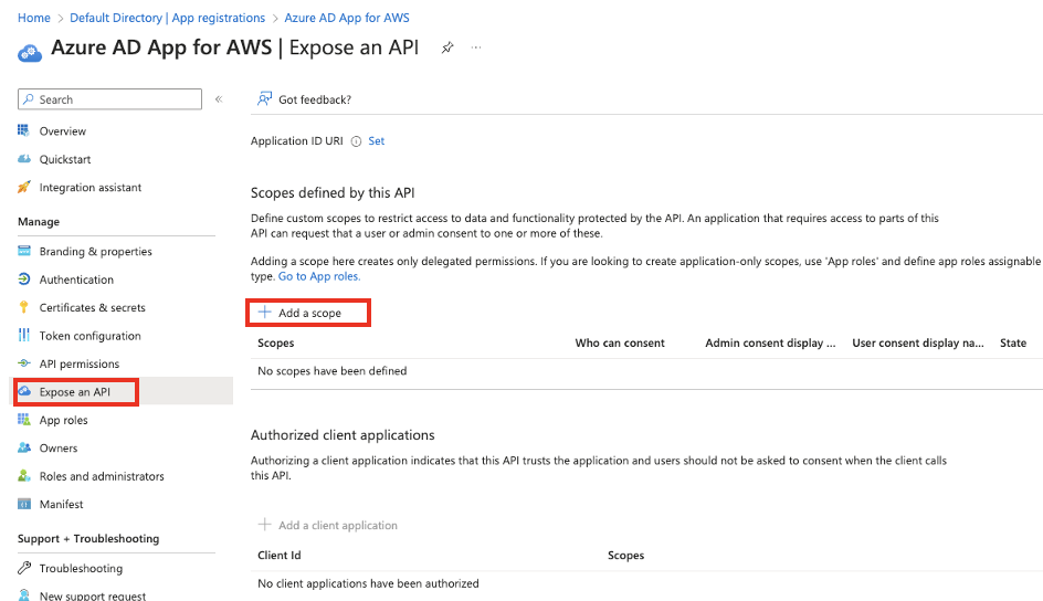 Entra ID App registration portal