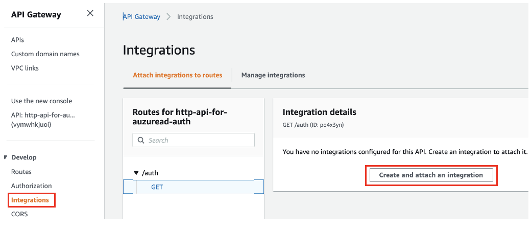 Amazon API Gateway Integration