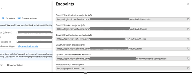 Entra ID App Endpoints