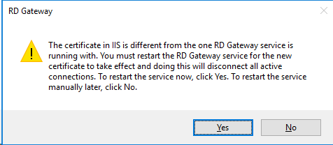 Figure 7: certificate mismatch warning
