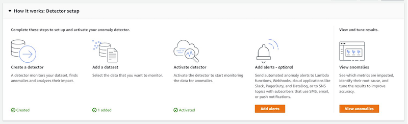 lookout for metrics detector setup