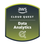 digital badge for AWS Cloud Quest: Data Analytics role