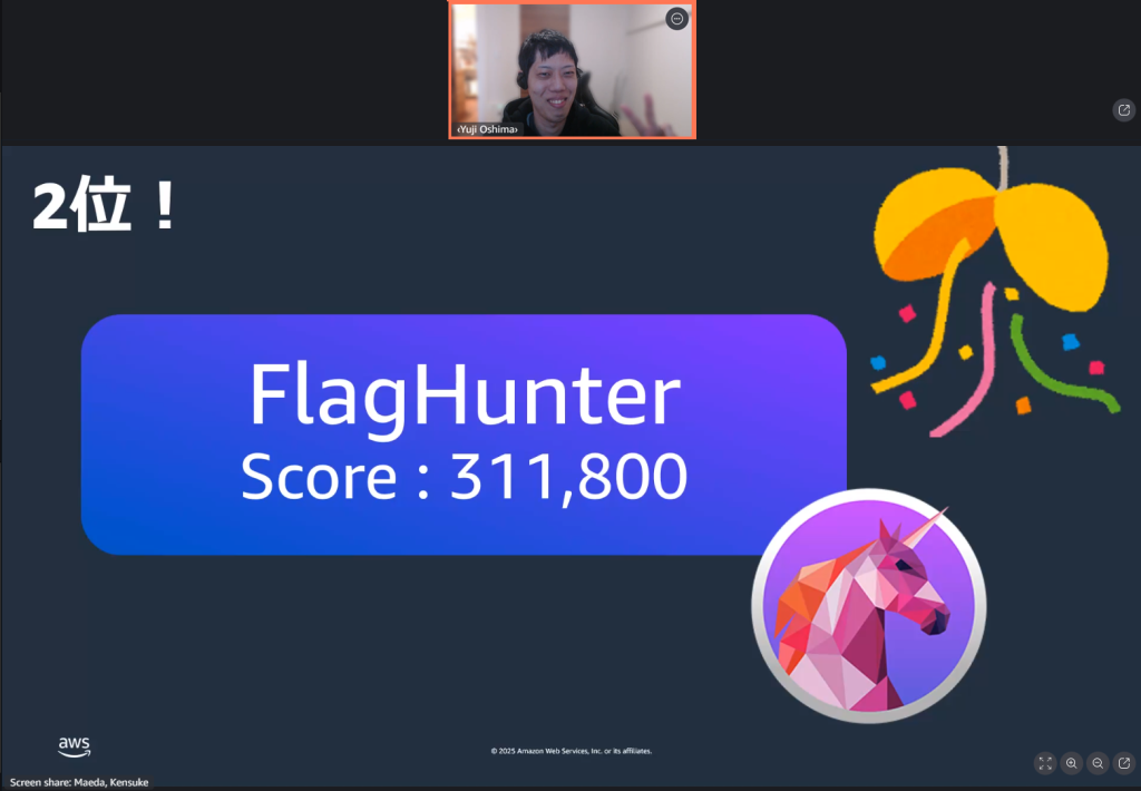 AWS GameDay DDoS 2nd place
