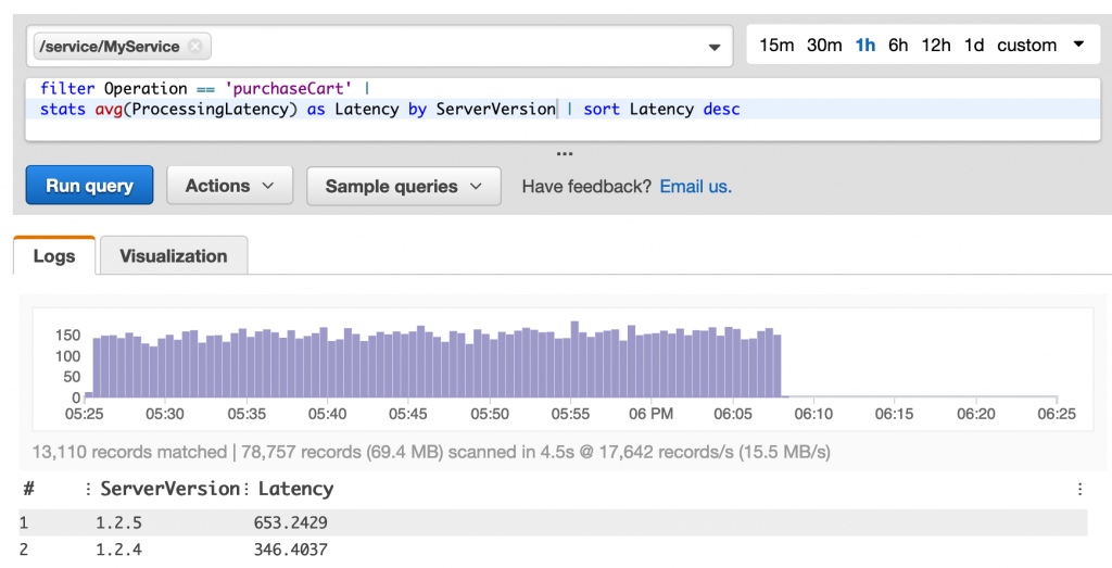 ServerVersion latency