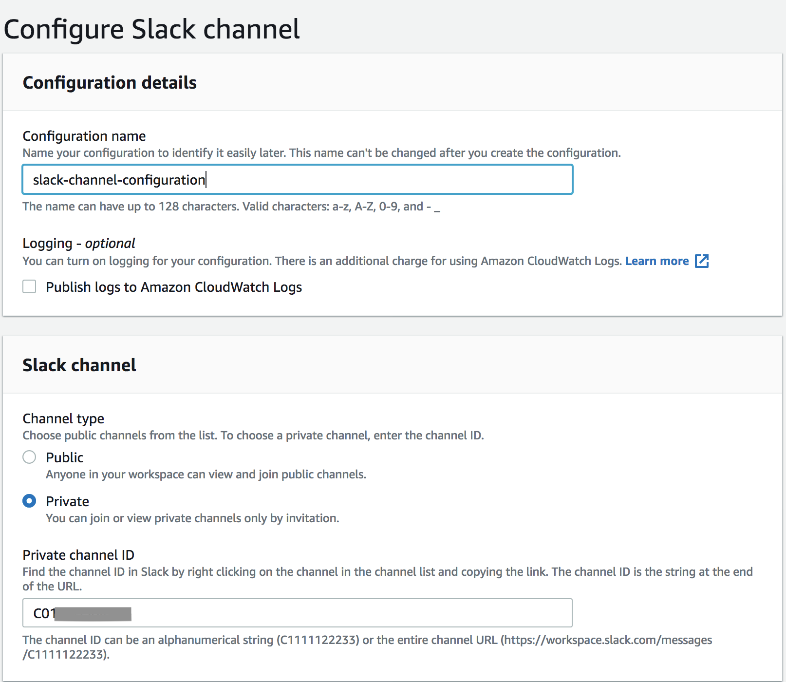configure-slack-channel-on-aws-management-console