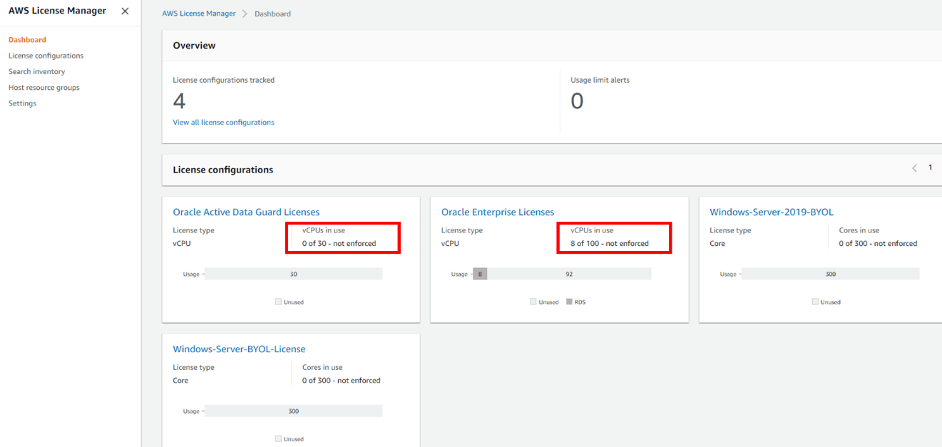 LM dashboard updates