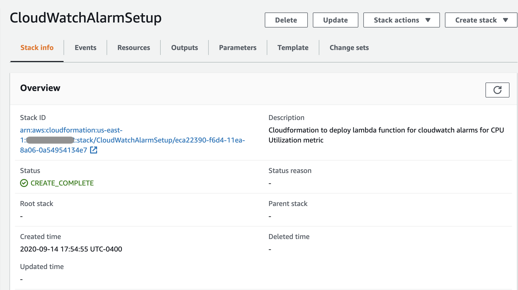 Confirm Stack Execution