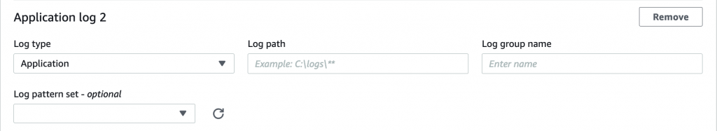 Removing the Application Log 2 created