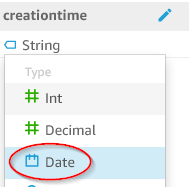 Figure 7: creationtime field