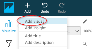 Figure 20: Add visual