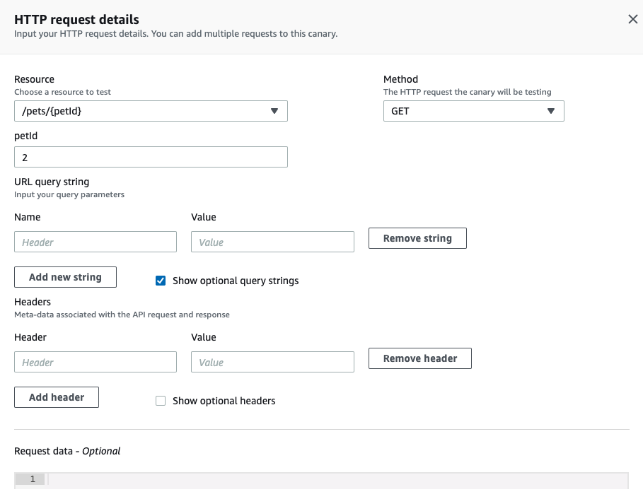 In the petId field, 2 is displayed.