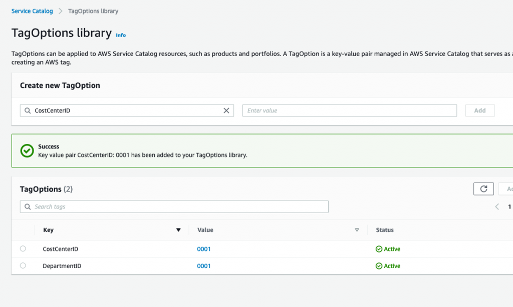 TagOptions Library Dialog