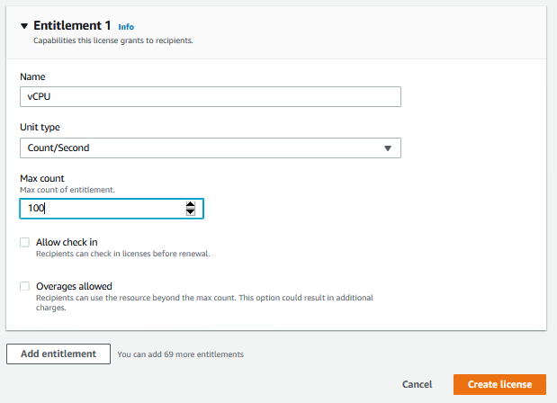 In Entitlement 1, the fields for a seller issuer license are set as described in the post.