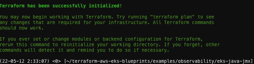 Figure 5. Initialize Terraform Directory