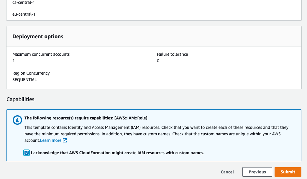 Figure 7 :- Review and Launch Stackset