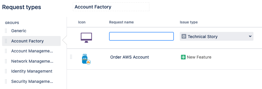 An example of an AWS JSD-project configuration.