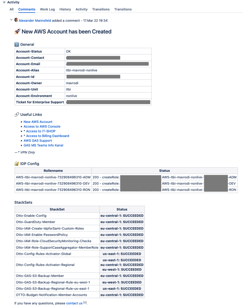 25 minutes later via the Amazon SES to JIRA Email API the ticket is updated – another happy client.