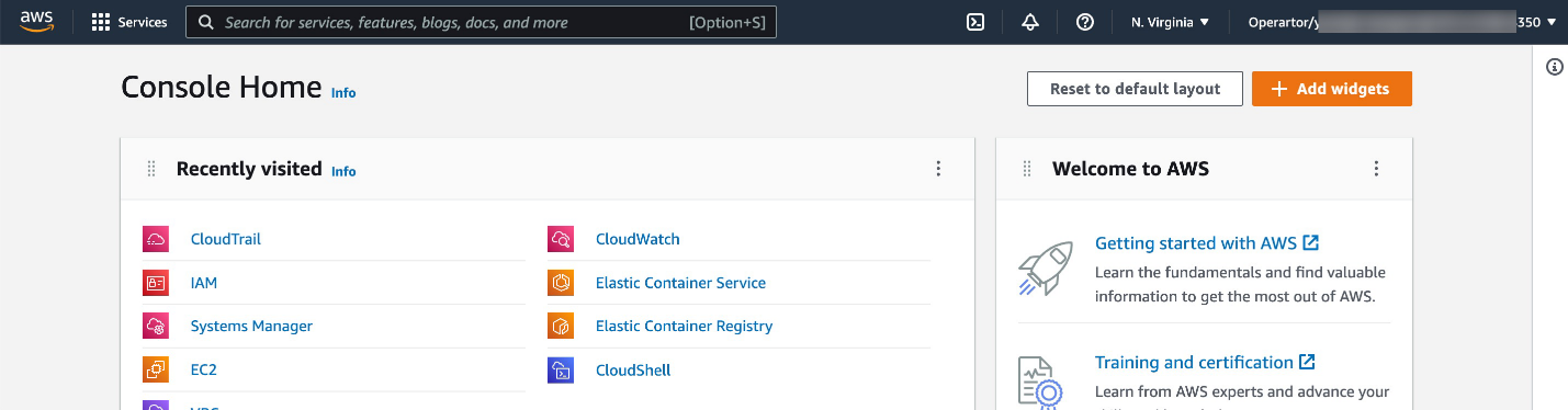Figure 5: Log into the delegated administrator account