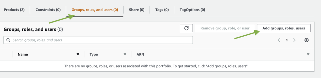 the user selects grup and add group and user