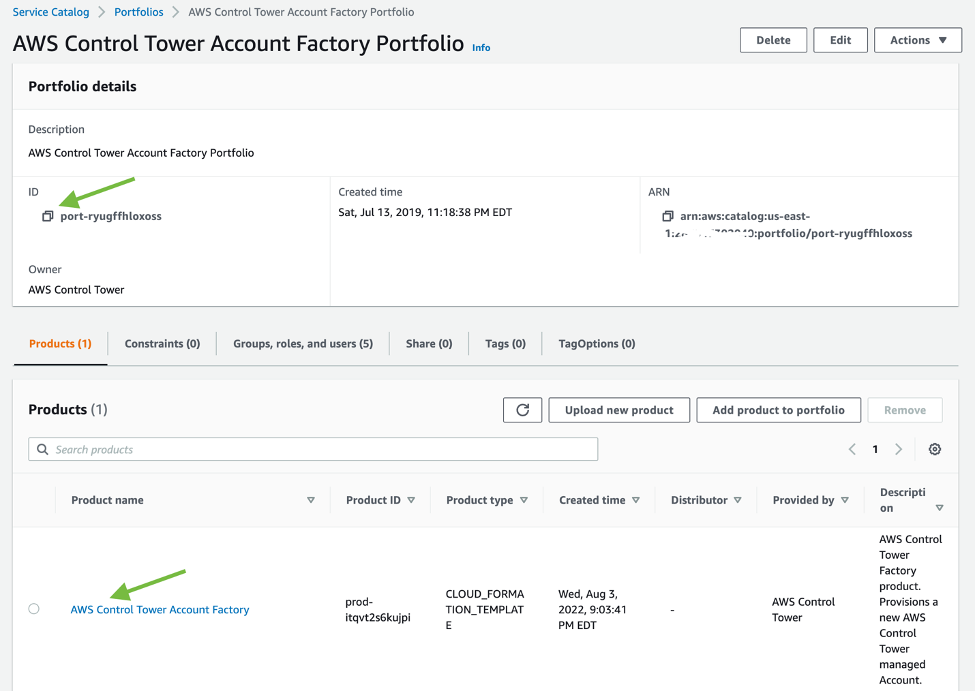 this screen shows how the user can find and copy the portfolio ID