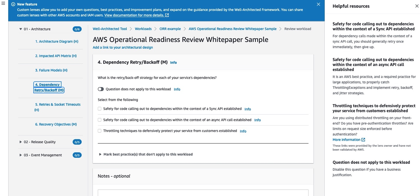 Figure 7: Review workload questions