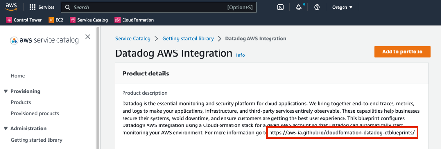 You can obtain a link to the documentation of each partner product in the Product details section.