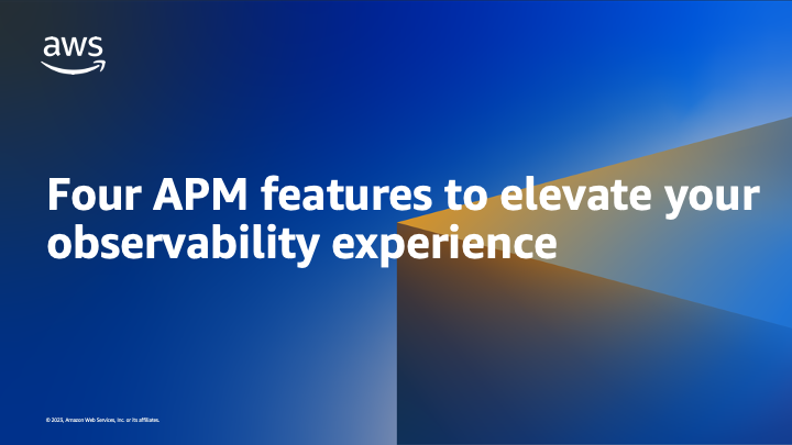 Four APM features to elevate your observability experience