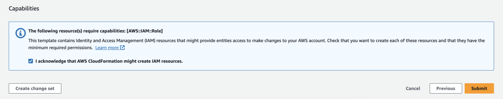 Image showing a confirmation message on the console after clicking submit