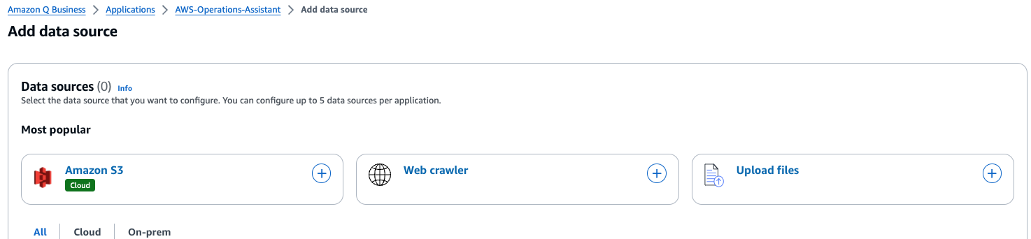 Adding datasource