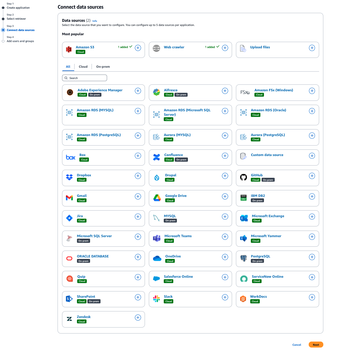 Datasource configuration