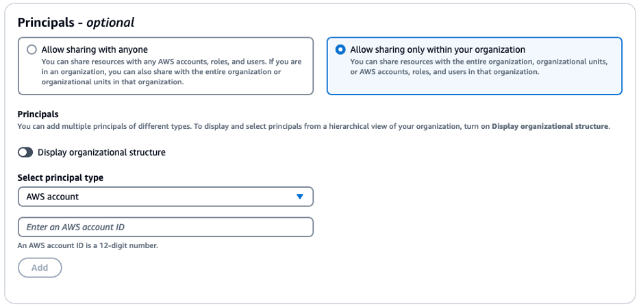 Image 5: Enabling RAM with AWS Organizations