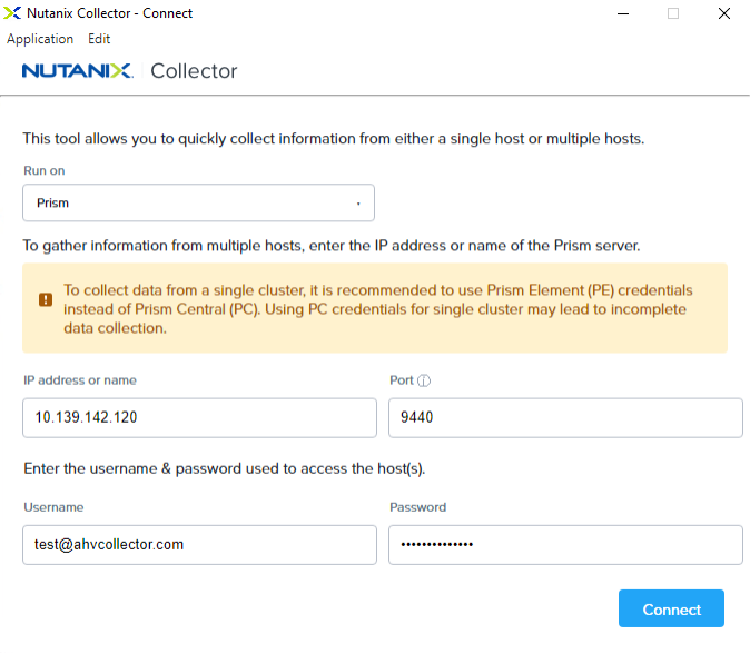 Figure 2 - Nutanix Collector