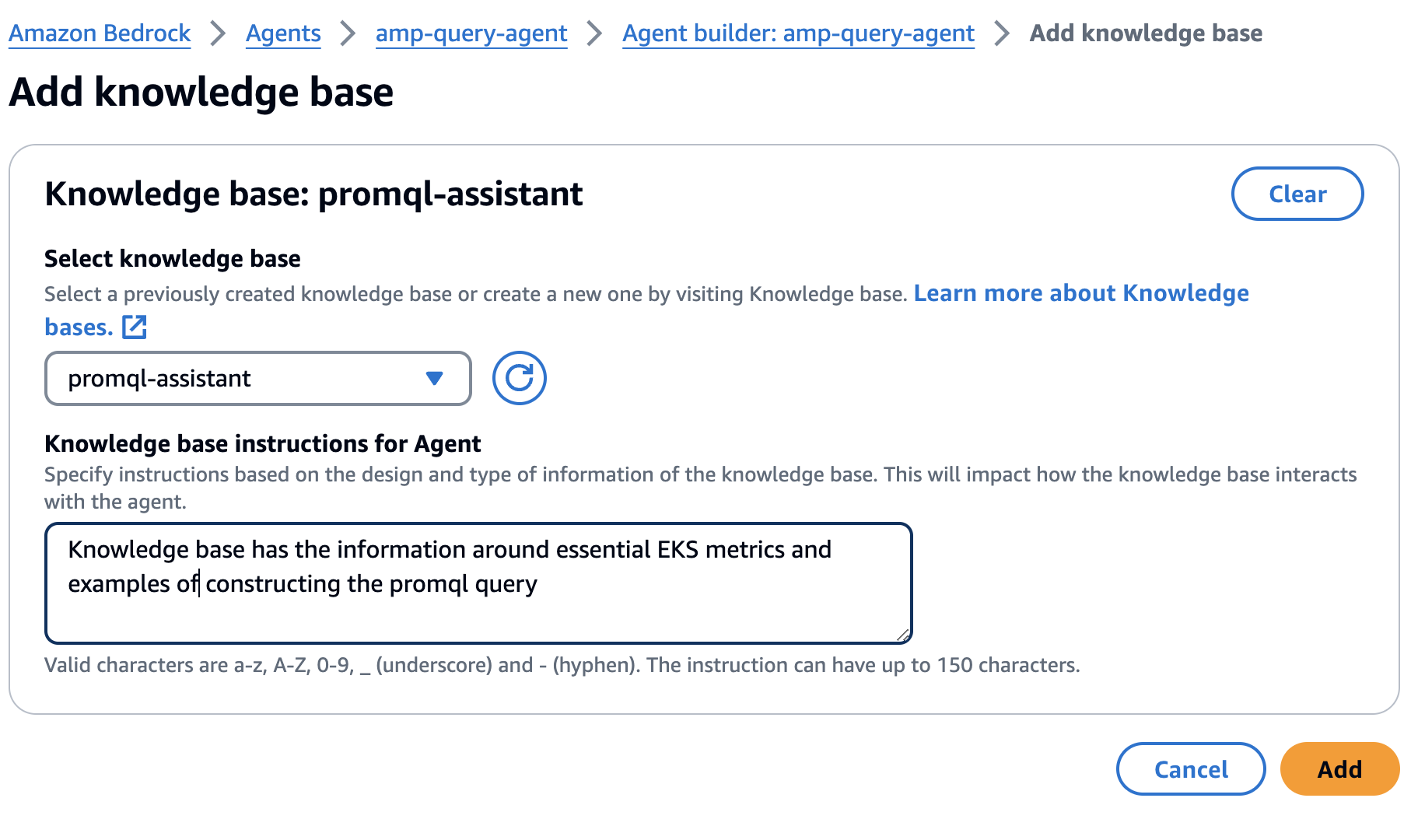 Adding Knowledgebase