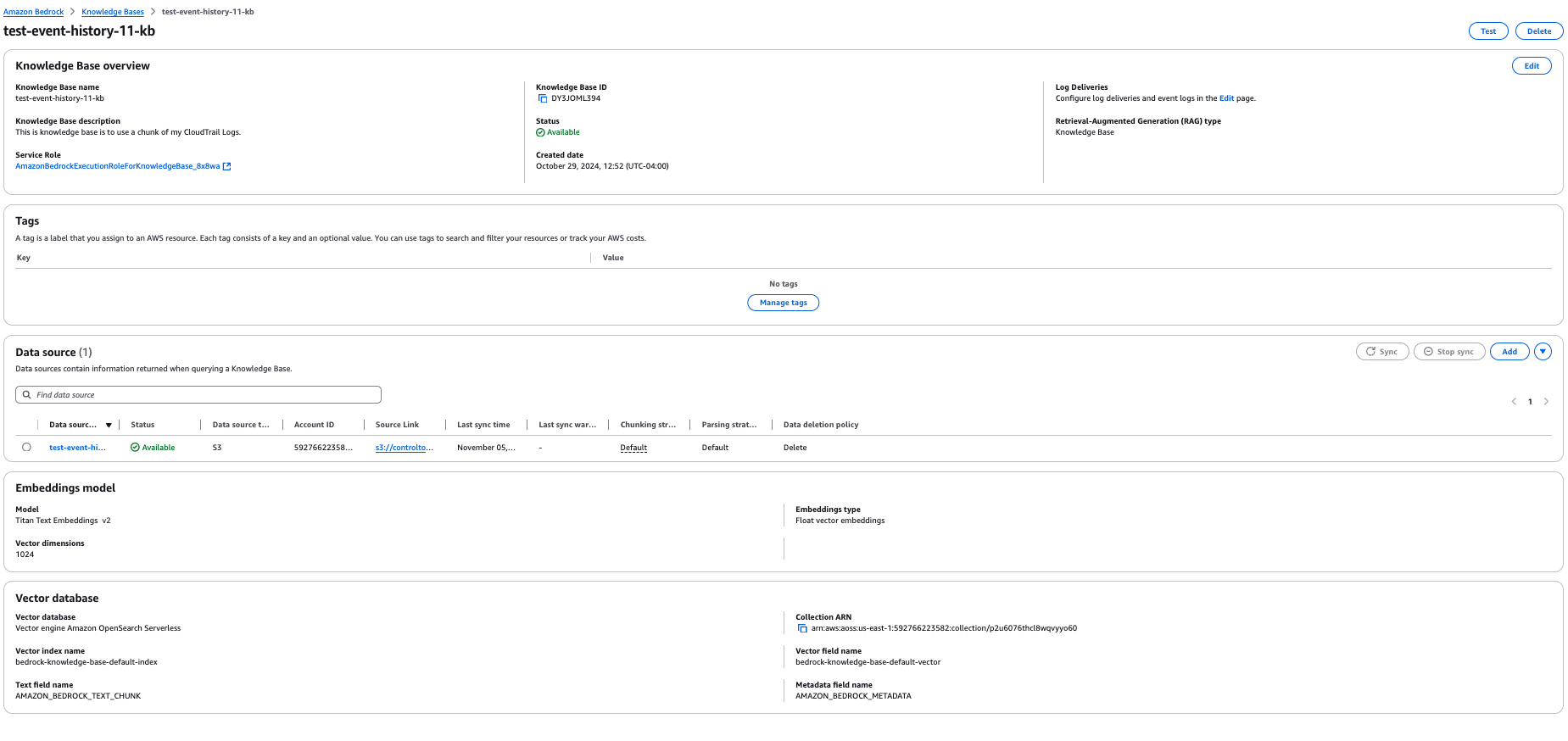 Knowledge base for the agent to understand AWS Control Tower. 
