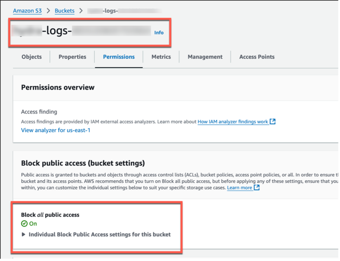 Image 8: Amazon S3 block public access updated settings