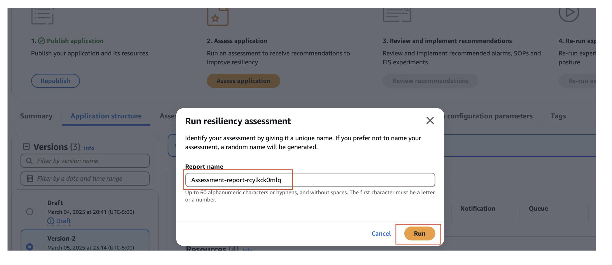 Resilience Hub Application Assessment